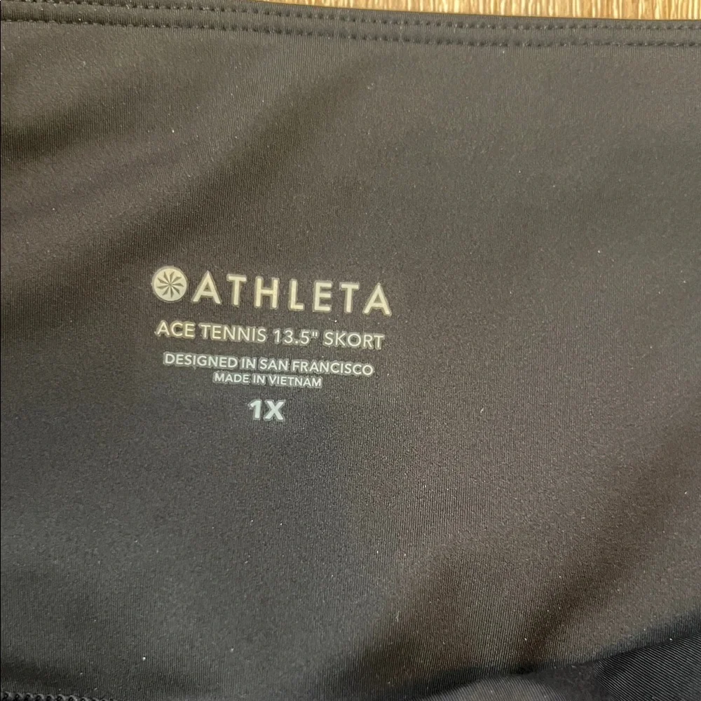 Athleta Black Women's Tennis Skort 1X